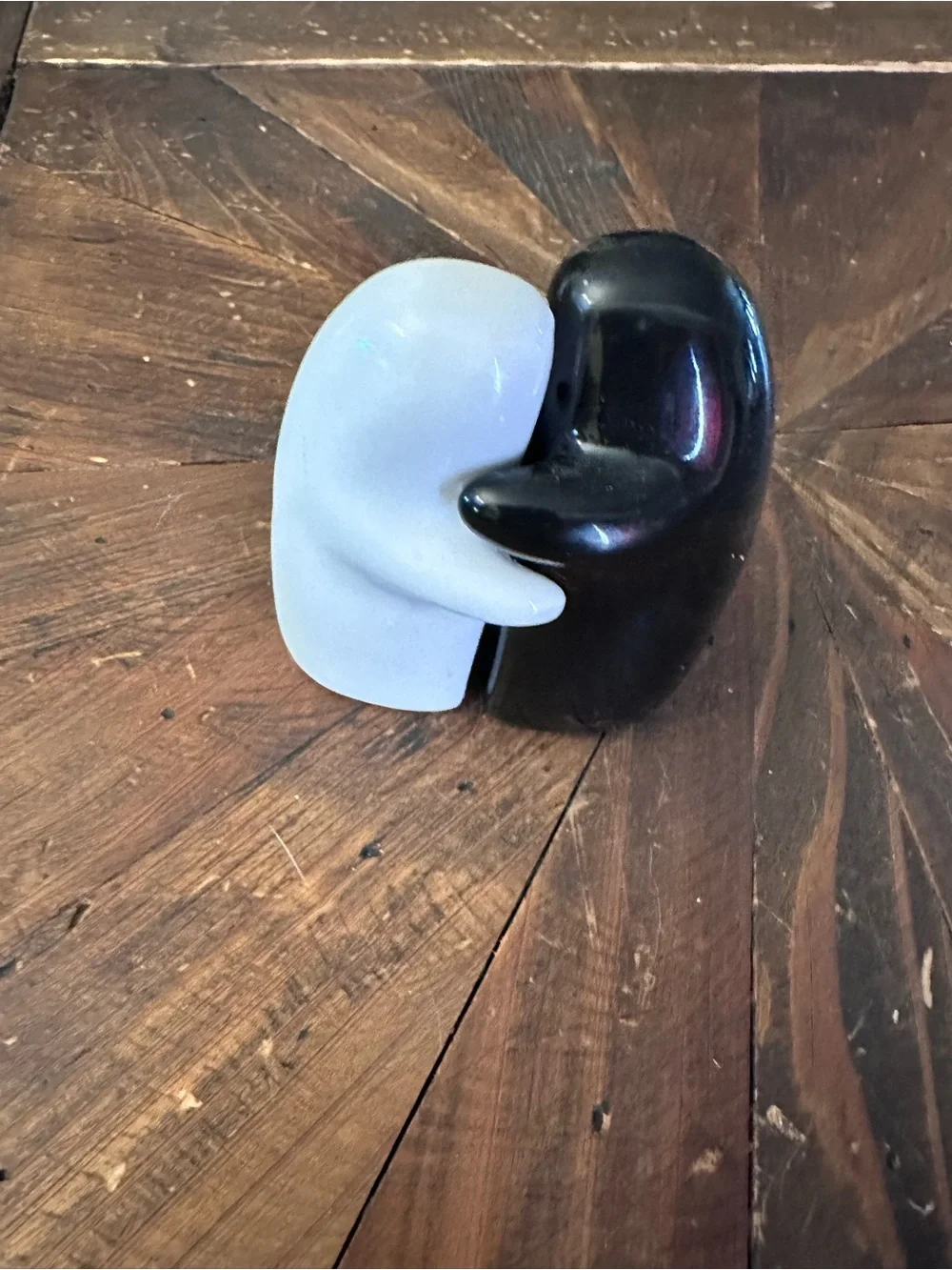 Ghost Hug Salt and Pepper Shakers - Black & White